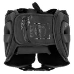 MASTERS FIGHT EQUIPMENT KSTOP-BLACK-EAGLE boxing sparring helmet fekete védőfelszerelés 021121-01M