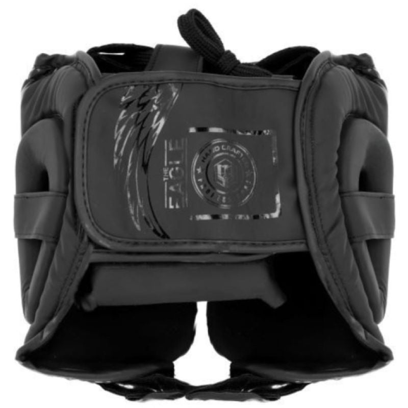 MASTERS FIGHT EQUIPMENT KSTOP-BLACK-EAGLE boxing sparring helmet fekete védőfelszerelés 021121-01M