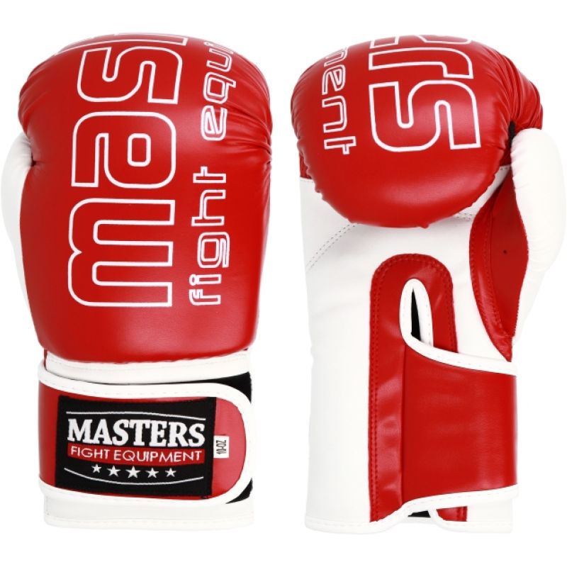 MASTERS FIGHT EQUIPMENT MASTERS RPU-KM-1 10 oz kék-fehér kesztyű 01433-1002 boxkesztyű
