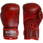 MASTERS FIGHT EQUIPMENT MASTERS RUBY RBT-BR-LX 10 oz bordó kesztyű 01851-10 boxkesztyű