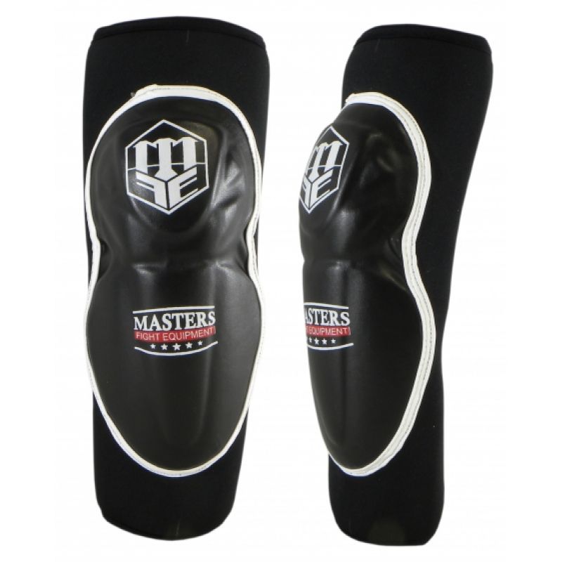 MASTERS FIGHT EQUIPMENT OSŁ-N elbow protectors, neoprene, black fekete védőfelszerelés 081123-01M
