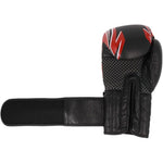MASTERS FIGHT EQUIPMENT RBT-5A leather black and red piros kesztyű 0155-120102 boxkesztyű