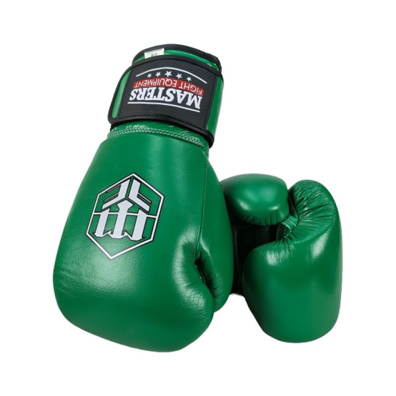MASTERS FIGHT EQUIPMENT RBT-GREENSTRIKE Leather 12 oz Green zöld kesztyű 012310-12 boxkesztyű