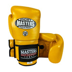 MASTERS FIGHT EQUIPMENT RBT-MEX Leather 12 oz Yellow sárga kesztyű 012204-12 boxkesztyű