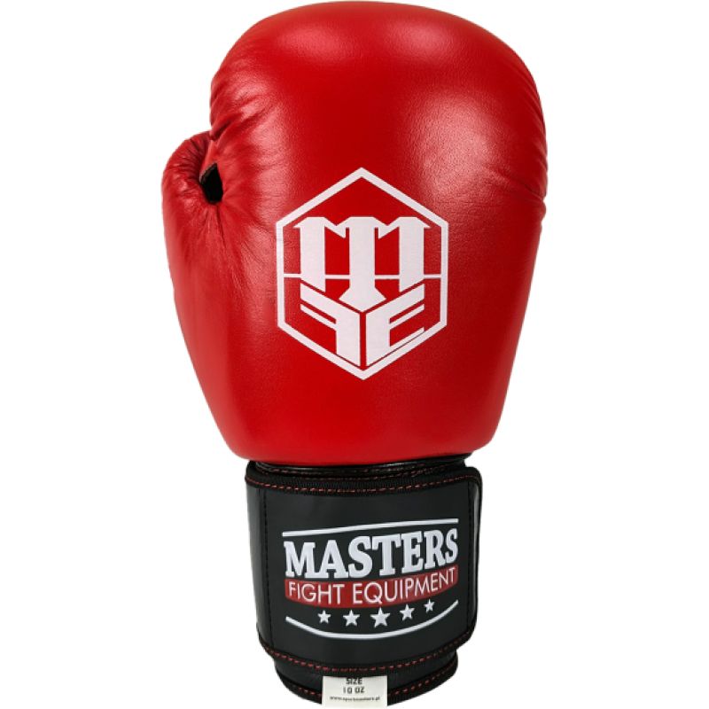 MASTERS FIGHT EQUIPMENT RBT-SIMPLE Leather kesztyű 012402-10 boxkesztyű