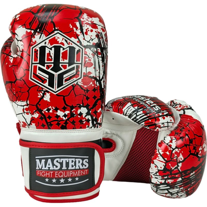 MASTERS FIGHT EQUIPMENT RPU-MULAN 10 oz Red piros kesztyű 013202-10 boxkesztyű
