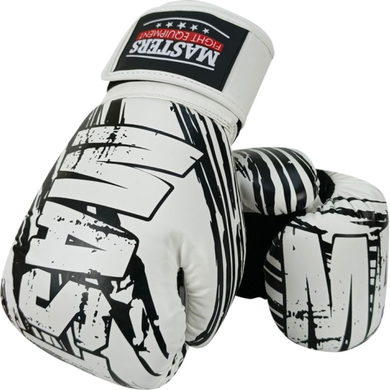 MASTERS FIGHT EQUIPMENT RPU-STYLE white fehér kesztyű 013110-05 boxkesztyű