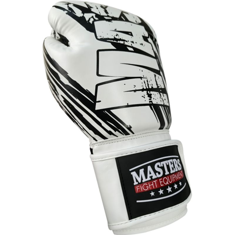 MASTERS FIGHT EQUIPMENT RPU-STYLE white fehér kesztyű 013110-05 boxkesztyű