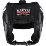 Masters Leather Boxing Headgear KSS-TECH védőfelszerelés, fekete