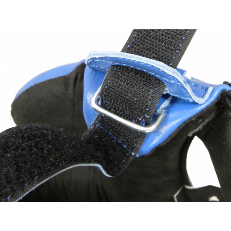 Masters Leather Boxing Headgear KSS-TECH védőfelszerelés, fekete