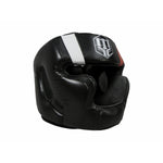 Masters Leather boxing sparring helmet KSS-MFE-PL védőfelszerelés, fekete