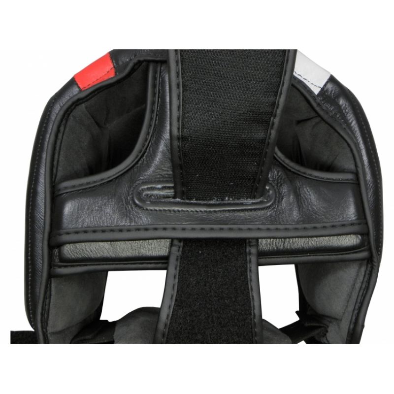 Masters Leather boxing sparring helmet KSS-MFE-PL védőfelszerelés, fekete