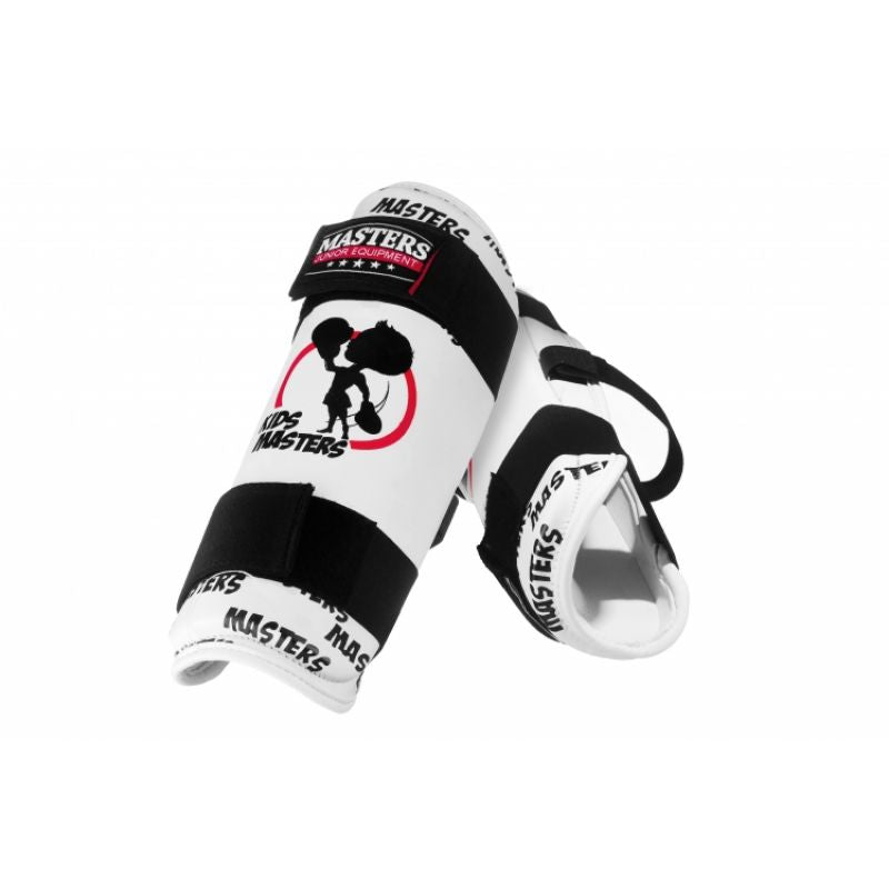 Masters MJE - NA-KM Shin Guards védőfelszerelés, fehér