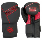 Masters RPU-BLACK boxkesztyű, czarno - czerwone+10 oz
