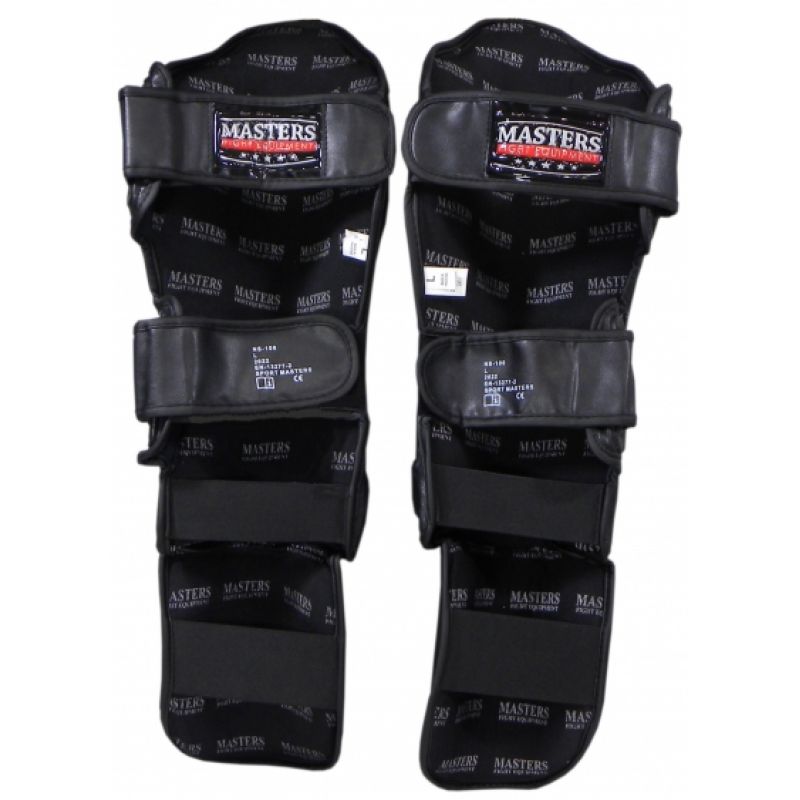 Masters Shin and Foot Protectors - NS-100 védőfelszerelés, fekete