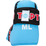 Masters Top Ten OSTT-PU "Superlight" Glossy Foot Guards (Wako Approved) védőfelszerelés, jasnoniebieski+xl