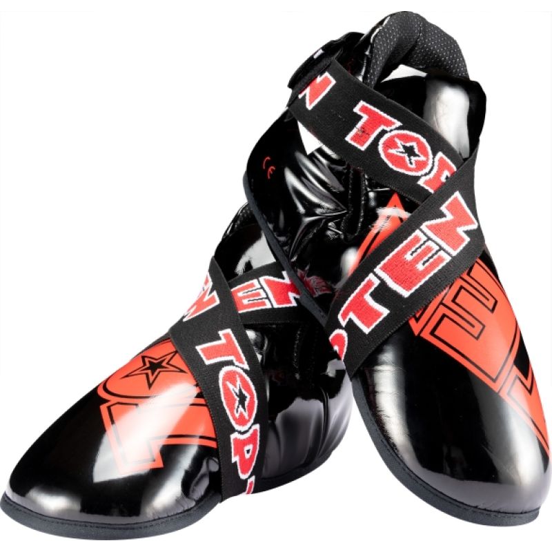 Masters Top Ten OSTT-PU "Superlight" Glossy Foot Guards (Wako Approved) védőfelszerelés, jasnoniebieski+xl