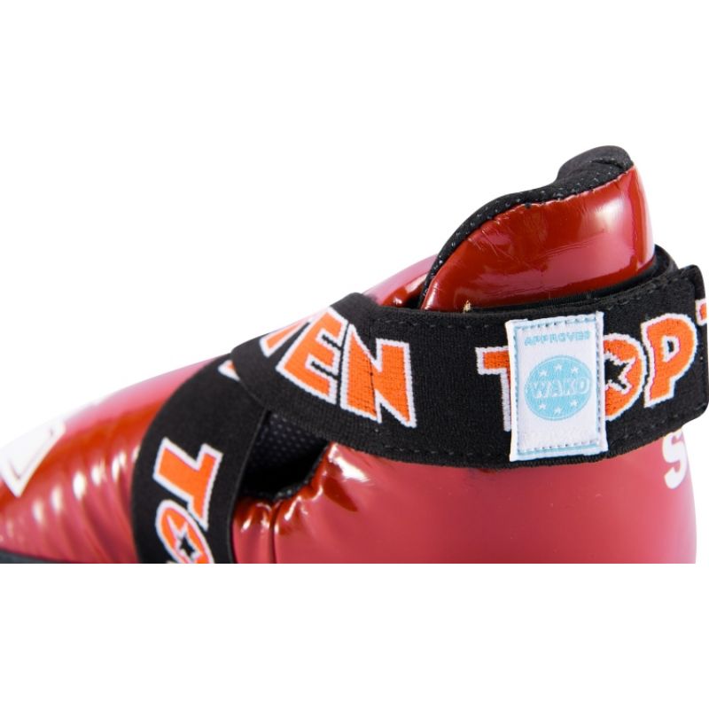 Masters Top Ten OSTT-PU "Superlight" Glossy Foot Guards (Wako Approved) védőfelszerelés, jasnoniebieski+xl