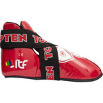 Masters Top Ten OSTT-PU "Superlight" Glossy Foot Guards (Wako Approved) védőfelszerelés, jasnoniebieski+xl