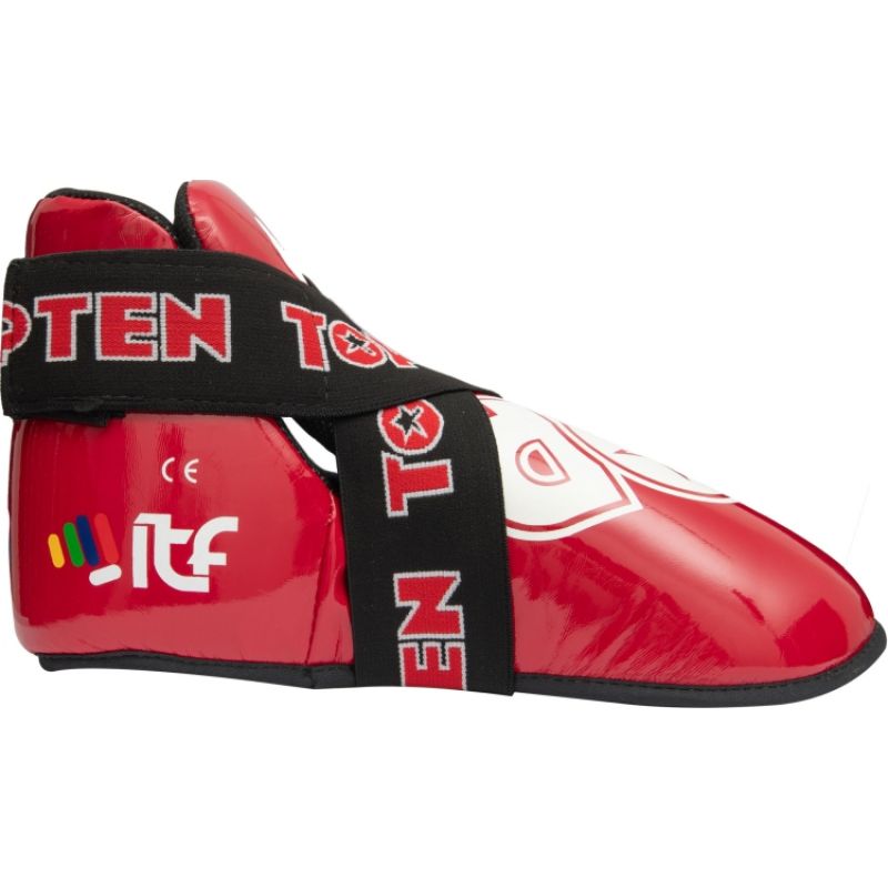 Masters Top Ten OSTT-PU "Superlight" Glossy Foot Guards (Wako Approved) védőfelszerelés, jasnoniebieski+xl