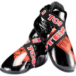 Masters Top Ten OSTT-PU "Superlight" Glossy Foot Protectors védőfelszerelés, czarno - czerwone+m/l