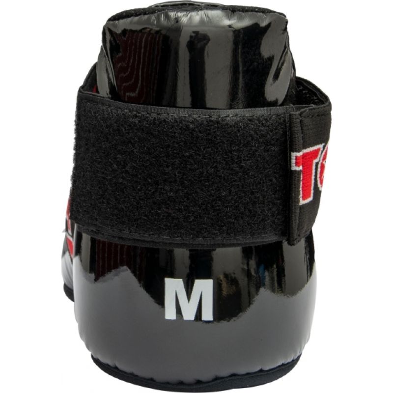 Masters Top Ten OSTT-PU "Superlight" Glossy Foot Protectors védőfelszerelés, czarno - czerwone+m/l