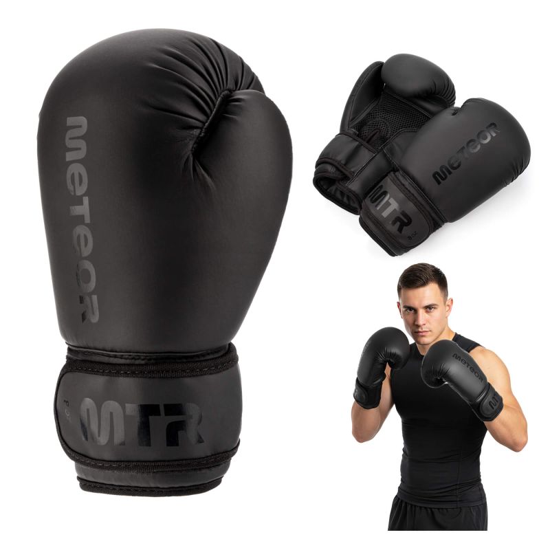 Meteor 12 oz Training , Velcro, PU boxkesztyű