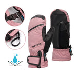 Meteor Hazy M winter mittens pink/black rózsaszín kötött sapka 17726