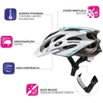 Meteor MV29 Drizzle Bike Helmet uniw sisak
