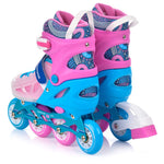 Meteor Roller Skates S 30-33 Loky Pink/ kék görkorcsolya