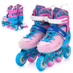 Meteor Roller Skates S 30-33 Loky Pink/ kék görkorcsolya