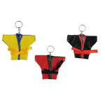 MINI kimono keychain - Kimi pénztárca, czarno - czerwone