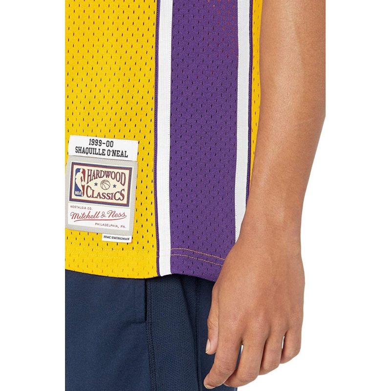 Mitchell &amp; Ness Los Angeles Lakers NBA Swingman Home Jersey Lakers 99 Shaquille O`Neal SMJYGS18179-LALLTGD99SON