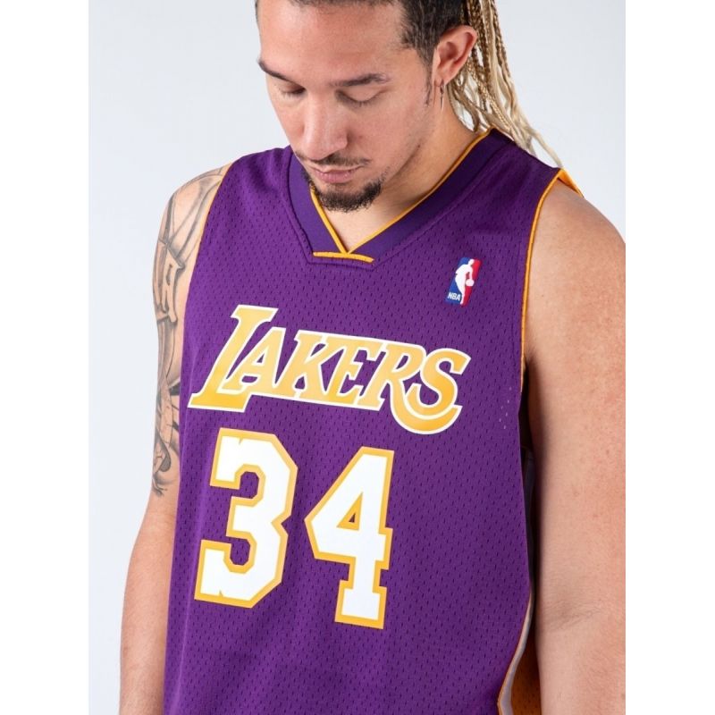 Mitchell & Ness Los Angeles Lakers NBA Swingman Jersey Lakers 99-00 Shaquille O`Neal SMJYGS18447-LALPURP99SON