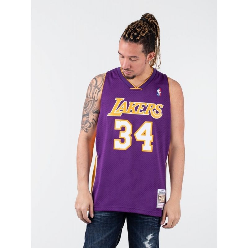 Mitchell & Ness Los Angeles Lakers NBA Swingman Jersey Lakers 99-00 Shaquille O`Neal SMJYGS18447-LALPURP99SON