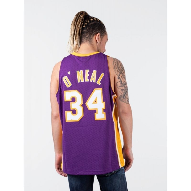 Mitchell & Ness Los Angeles Lakers NBA Swingman Jersey Lakers 99-00 Shaquille O`Neal SMJYGS18447-LALPURP99SON