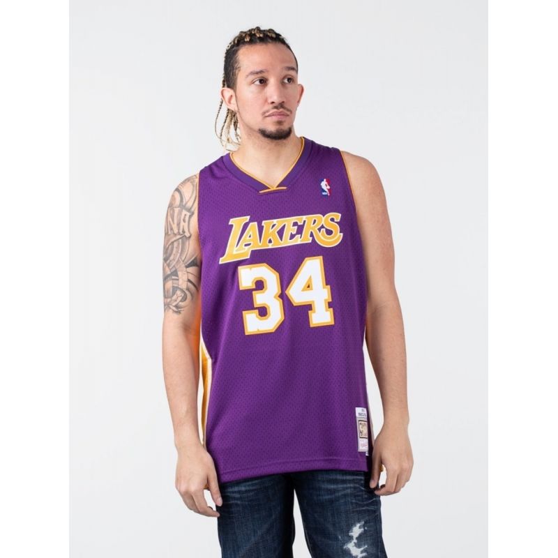 Mitchell & Ness Los Angeles Lakers NBA Swingman Jersey Lakers 99-00 Shaquille O`Neal SMJYGS18447-LALPURP99SON