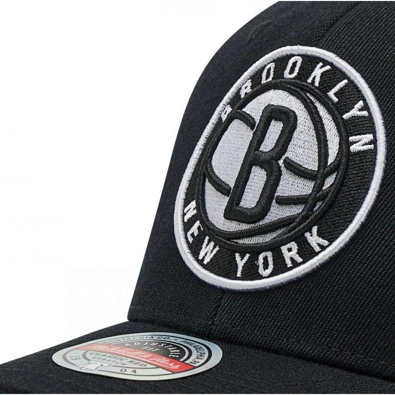 Mitchell &amp; Ness NBA Brooklyn Nets NBA Team Ground 2.0 Stretch Snapback Nets Cap HHSS3257-BNEYYPPPBLCK