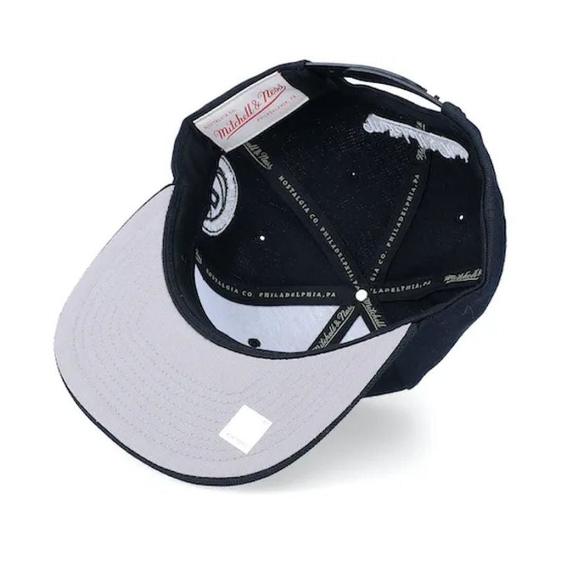 Mitchell &amp; Ness NBA Brooklyn Nets Team Script 2.0 Snapback Nets Cap HHSS3280-BNEYYPPPBLCK