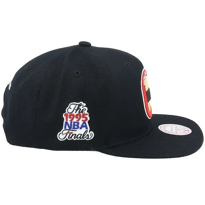 Mitchell &amp; Ness NBA Houston Rockets Top Spot Snapback Hwc Rockets Cap HHSS2976-HROYYPPPBLCK