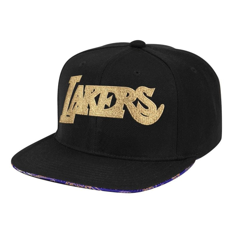 Mitchell & Ness NBA Los Angeles Lakers Baseball Cap uniwersalny baseball sapka 6HSSMM20057-LALBLCK