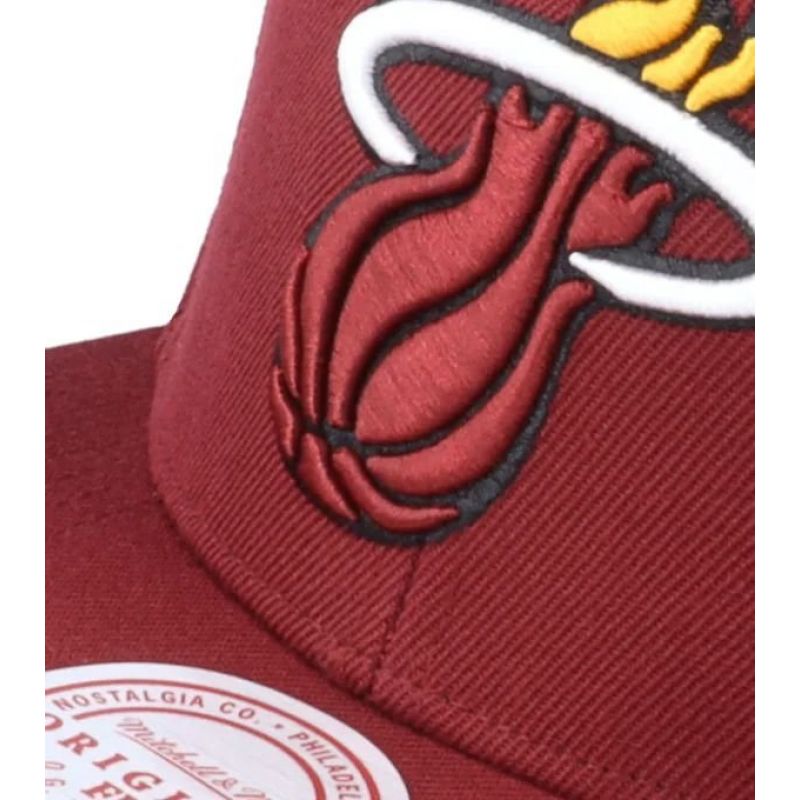 Mitchell &amp; Ness NBA Miami Heat Top Spot Snapback Hwc Heat HHSS3256-MHEYYPPPMARO