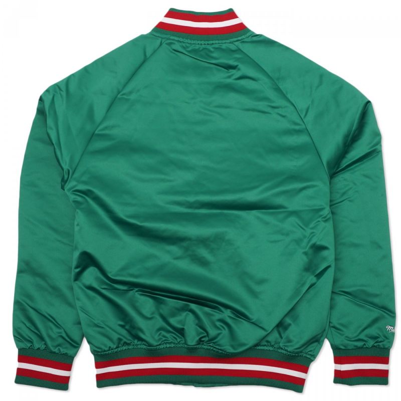 Mitchell &amp; Ness NBA Milwaukee Bucks Lightweight Jacket M STJKMG18013-MBUDKGN