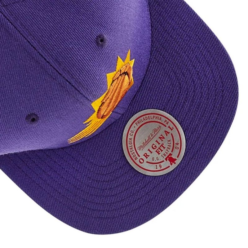 Mitchell &amp; Ness NBA Phoenix Suns Team Ground 2.0 Snapback Suns Cap HHSS3256-PSUYYPPPPURP