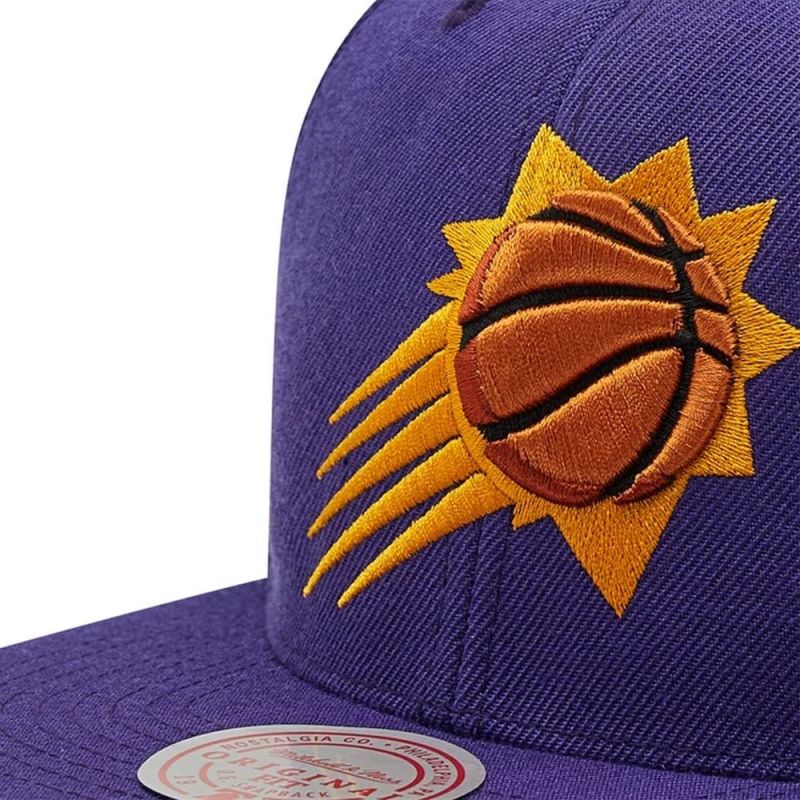 Mitchell &amp; Ness NBA Phoenix Suns Team Ground 2.0 Snapback Suns Cap HHSS3256-PSUYYPPPPURP