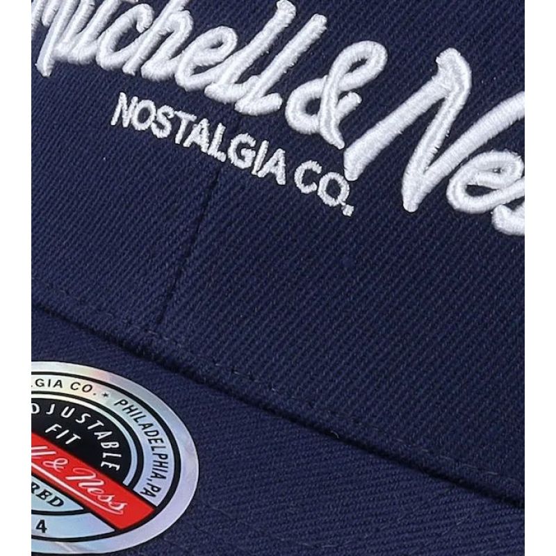 Mitchell &amp; Ness NBA Pinscript Classic Cap HHSSINTL103-MNNYYPPPNAVY