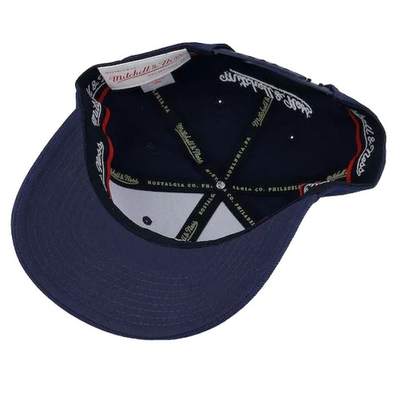 Mitchell &amp; Ness NBA Pinscript Classic Cap HHSSINTL103-MNNYYPPPNAVY