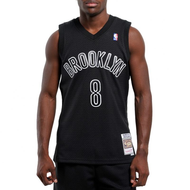Mitchell &amp; Ness NBA Swingman Brooklyn Nets Deron Williams T-shirt M SMJY6513-BNE12DWMBLCK