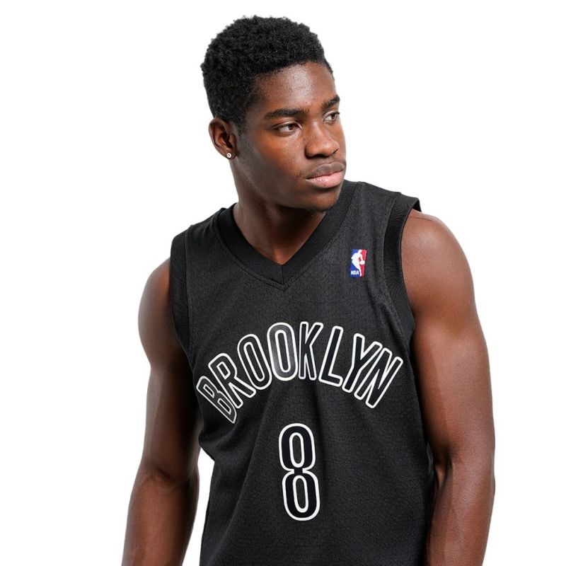 Mitchell &amp; Ness NBA Swingman Brooklyn Nets Deron Williams T-shirt M SMJY6513-BNE12DWMBLCK