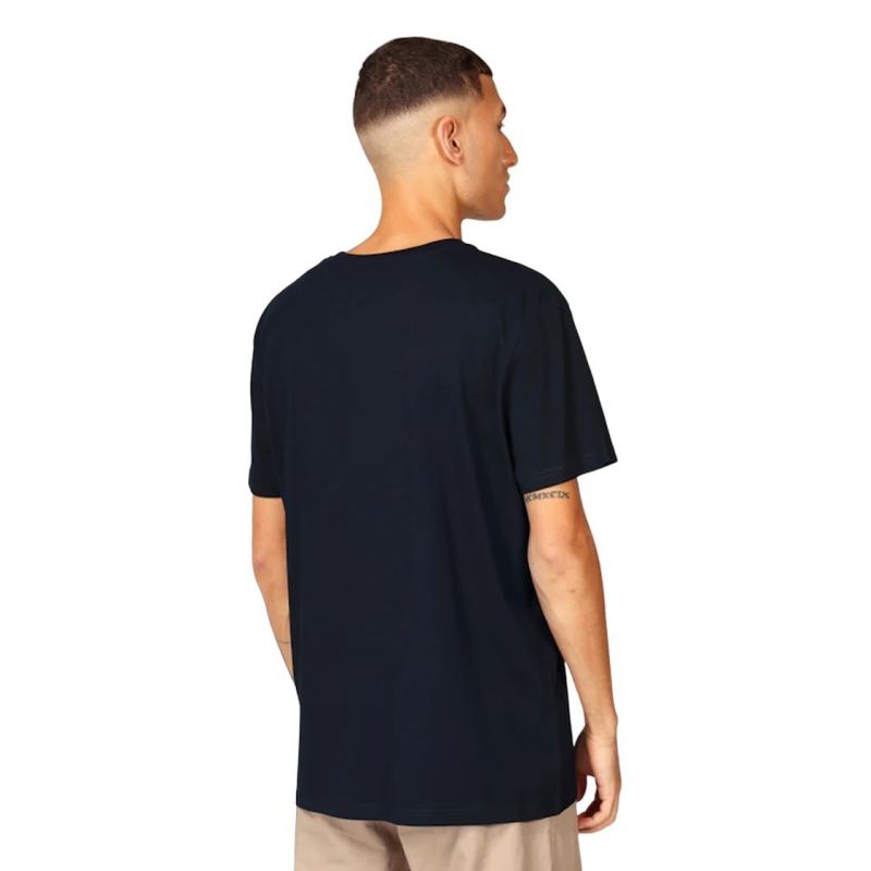 Mitchell &amp; Ness NCAA University Of North Carolina Large Logo Tee M BMTRINTL1272-UNCNAVY